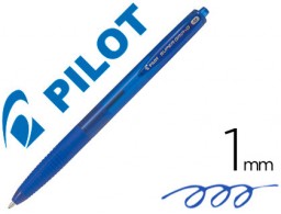 Bolígrafo Pilot Super Grip G tinta azul sujeción de caucho